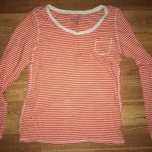 Long sleeve striped shirt